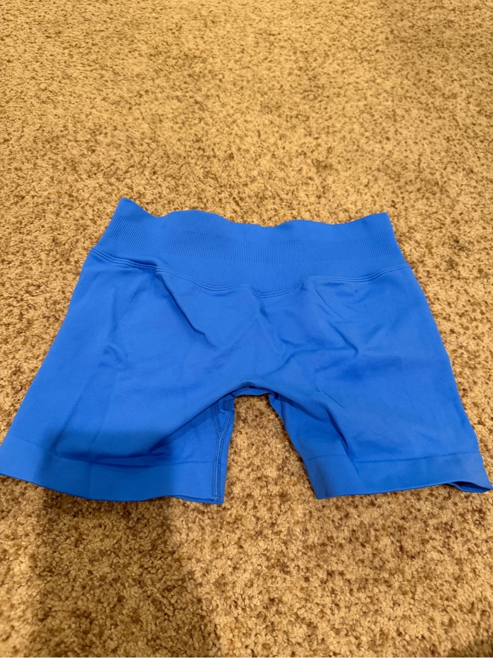 Women’s High-Waist Active Shorts in Bright Blue